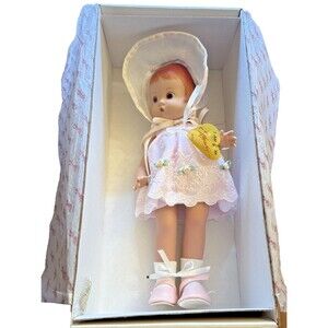 Pretty Patsy Doll Effanbee Baby Doll Pink Outfit Brown Hair Collectible